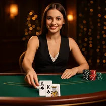 Casinia - Blackjack en direct - Casino en direct Evolution Gaming