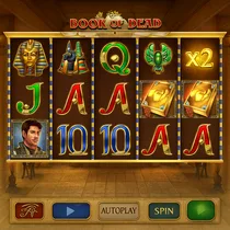Casinia - Machine à sous Book of Dead - Play